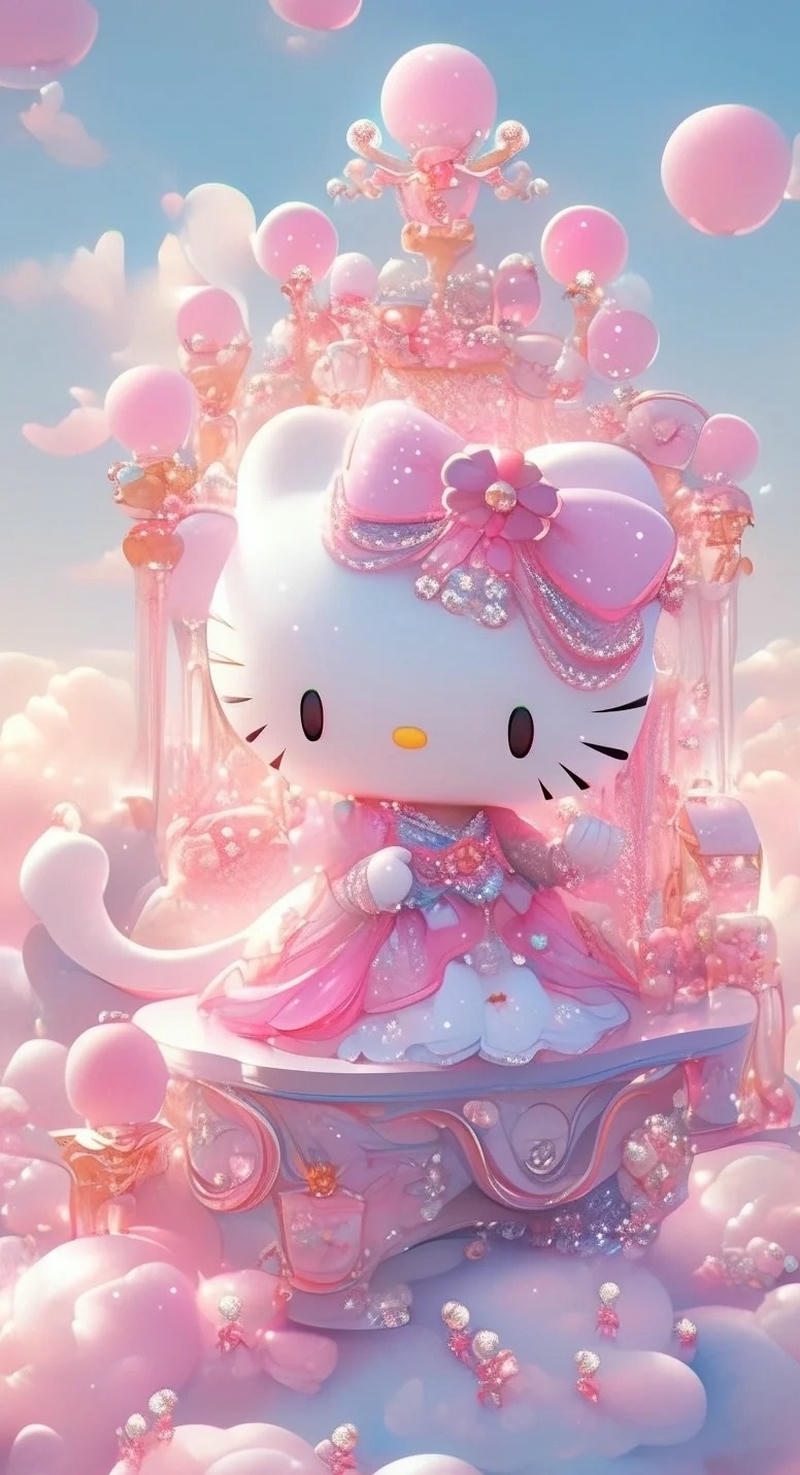 hello kitty trên mây