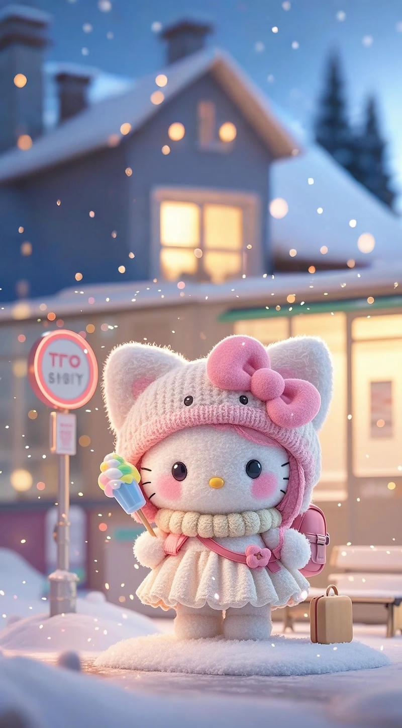 hello kitty tuyết