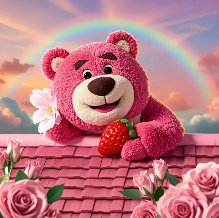 hình gấu dâu lotso