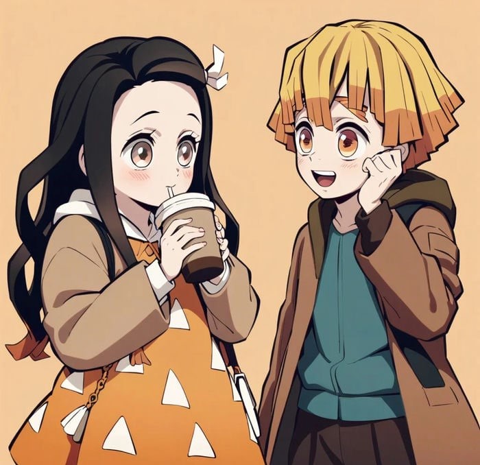 hình kimetsu yaiba cute