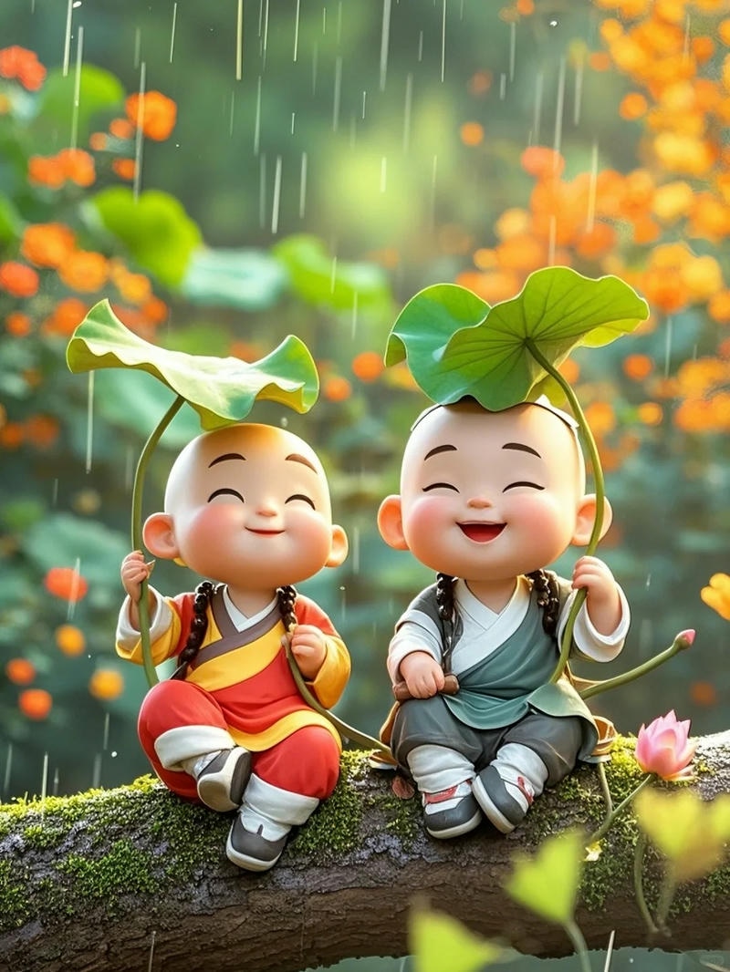 hình nền chú tiểu