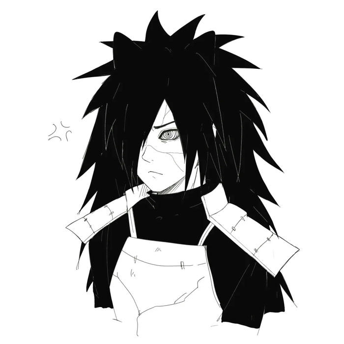 Ảnh Madara đen trắng