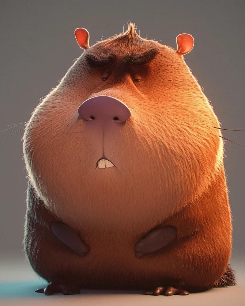 Ảnh capybara đang nghỉ ngơi