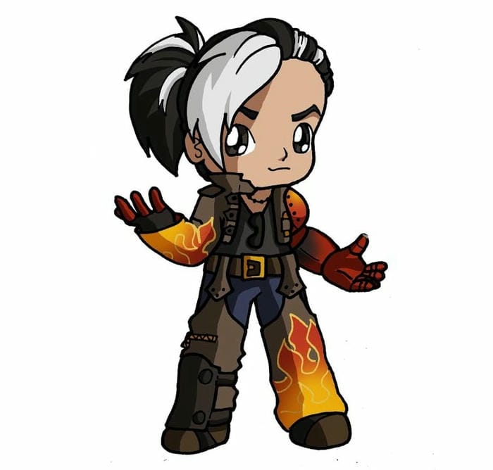 Hinh Free Fire chibi Hayato