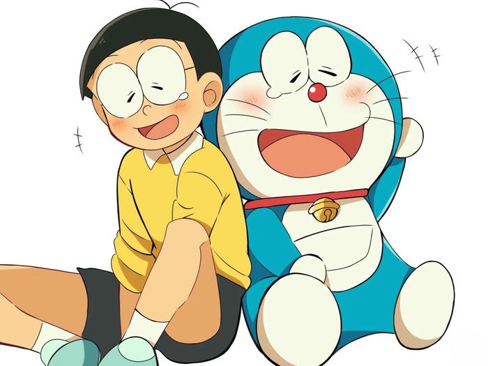 Hình ảnh Nobita với biểu cảm dễ thương