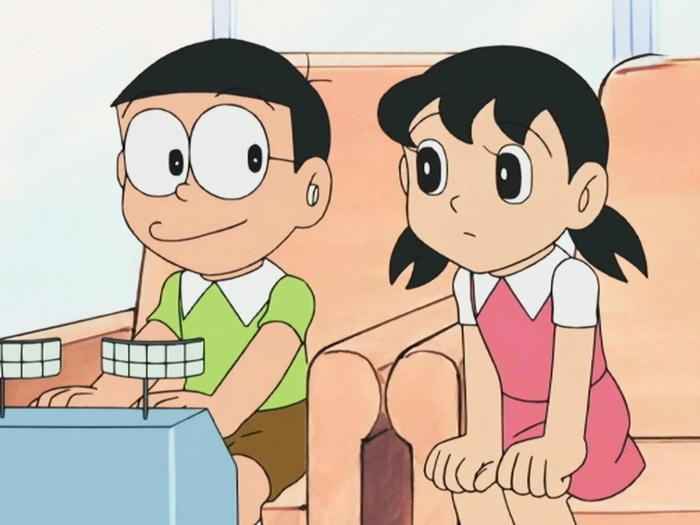 Hình nền Nobita bên Shizuka