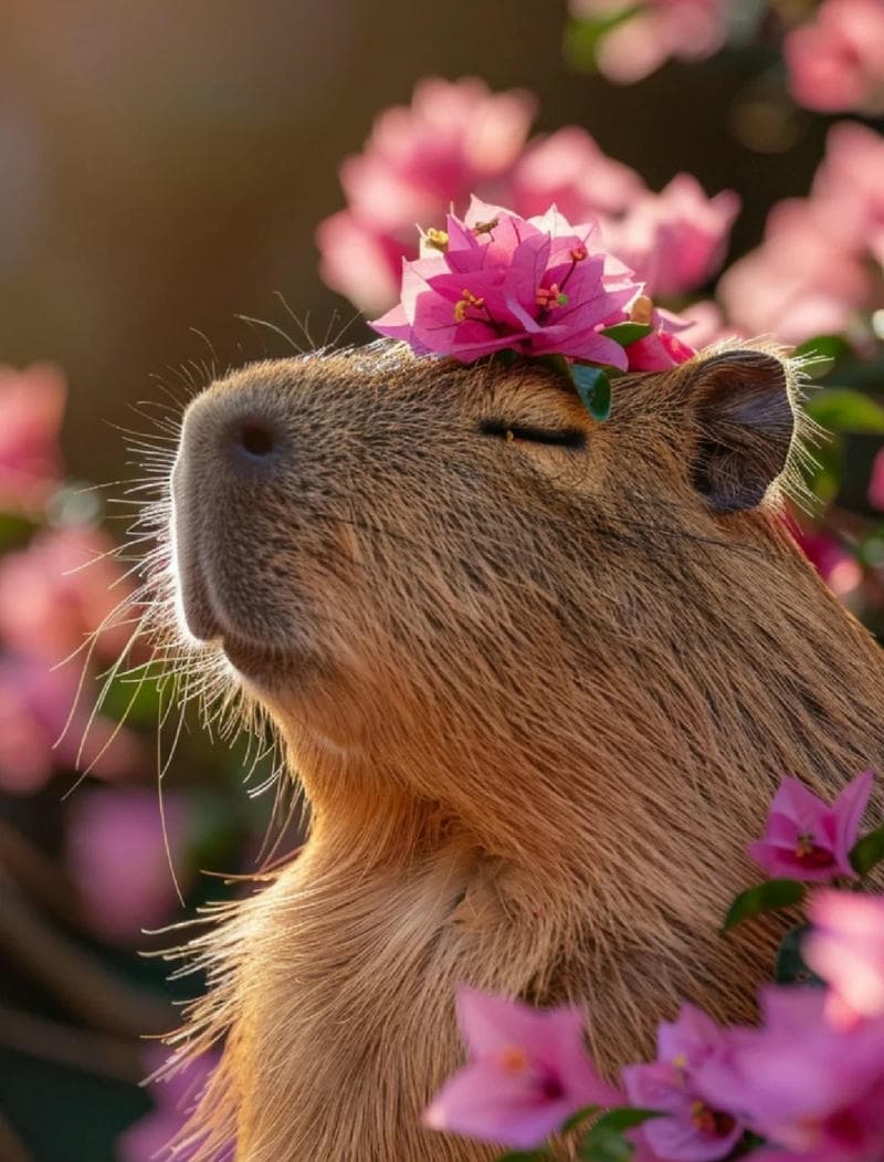 Hình nền capybara chill