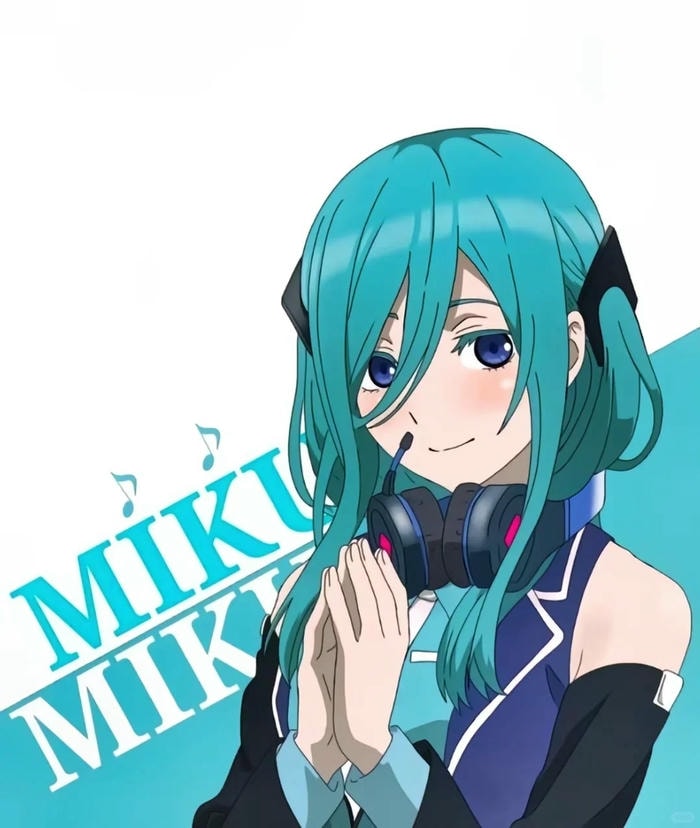 Miku Nakano theo phong cách anime