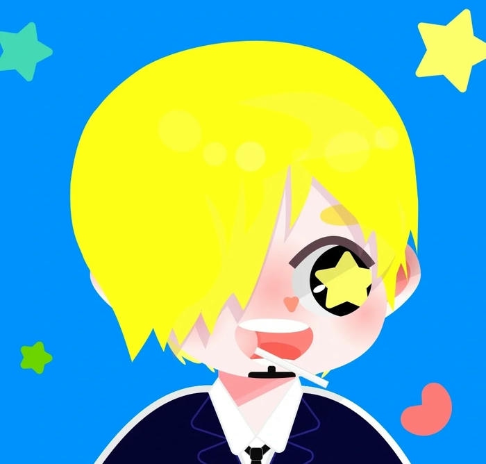 Sanji chibi đáng yêu và hài hước