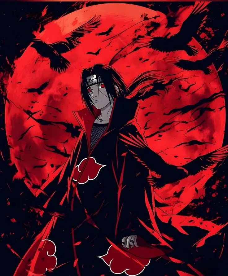 ảnh Itachi nền tối