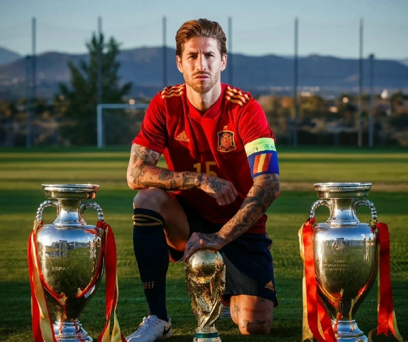 ảnh Ramos trong màu áo PSG