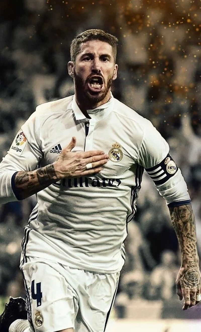 ảnh Sergio Ramos trong đội tuyển quốc gia