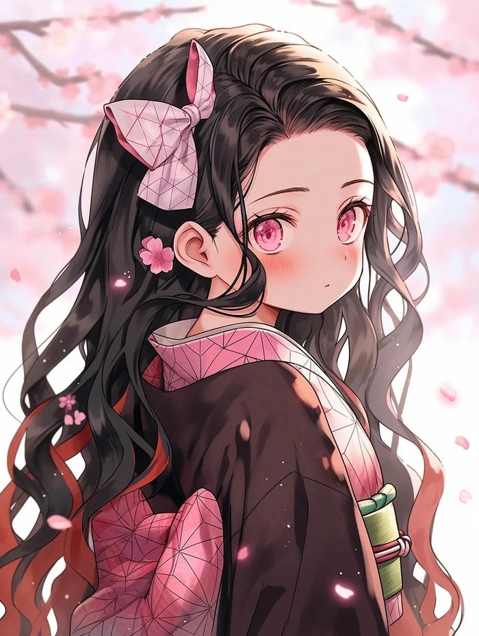 ảnh anime nezuko dễ thương