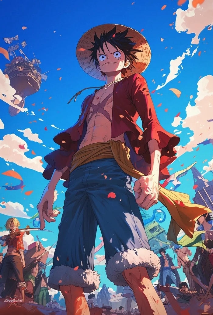 ảnh anime one piece luffy