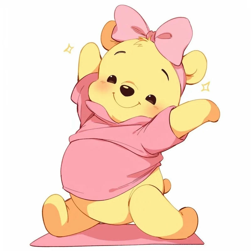 ảnh gấu pooh hoạt hình cute