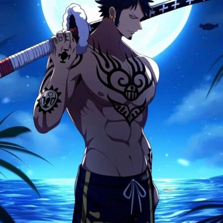 [155+] Ảnh Trafalgar Law cực ngầu với hình xăm đặc trưng