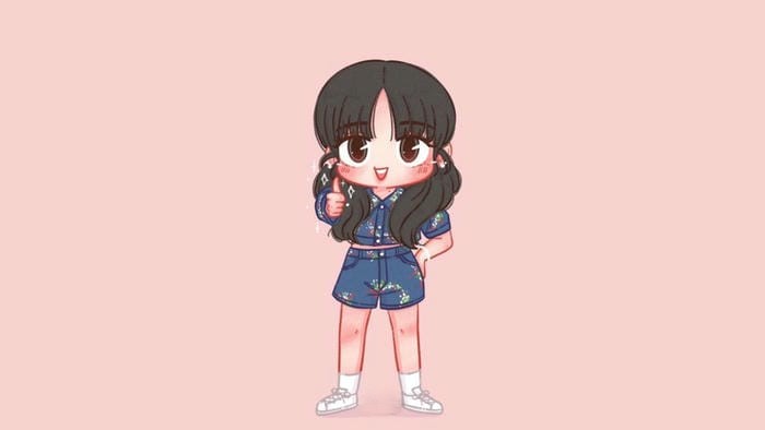 ảnh lisa chibi xinh