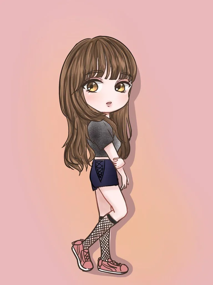 ảnh lisa chibi xinh