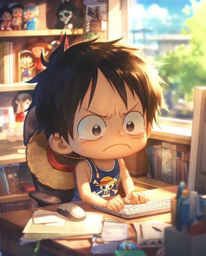 ảnh luffy chibi cute