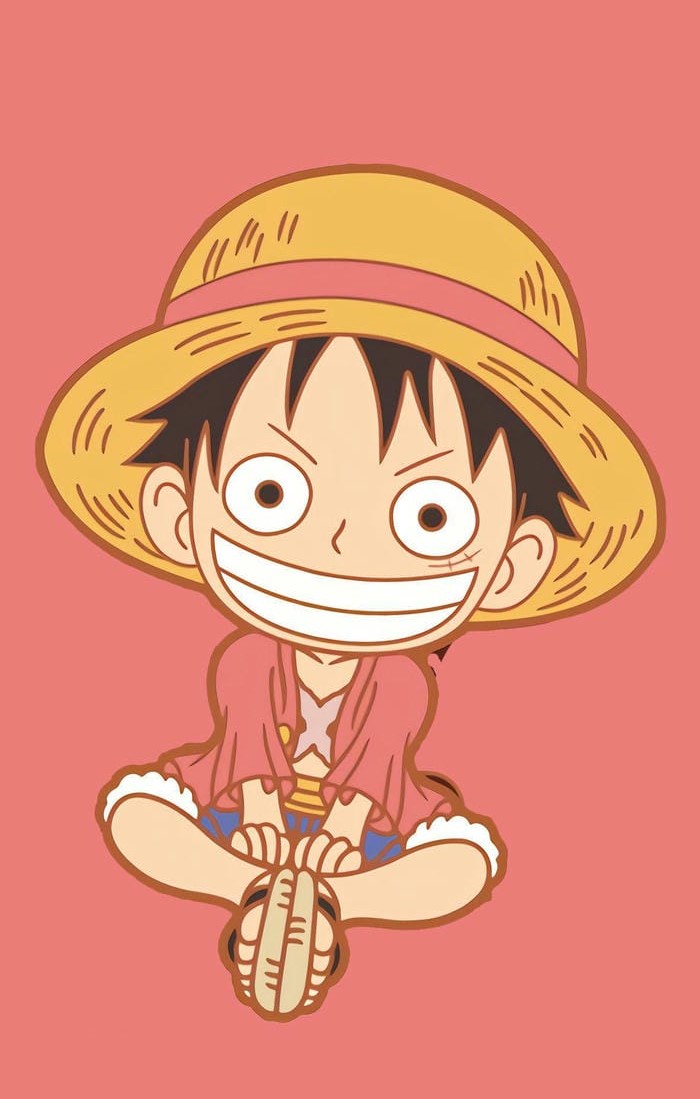 ảnh luffy chipi cười