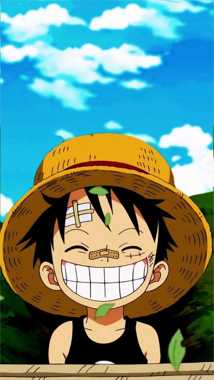 ảnh luffy chipi vui vẻ