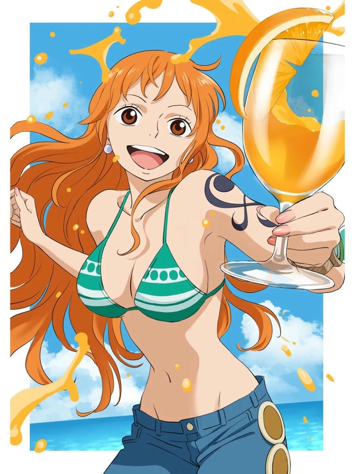 ảnh nami mặc bikini