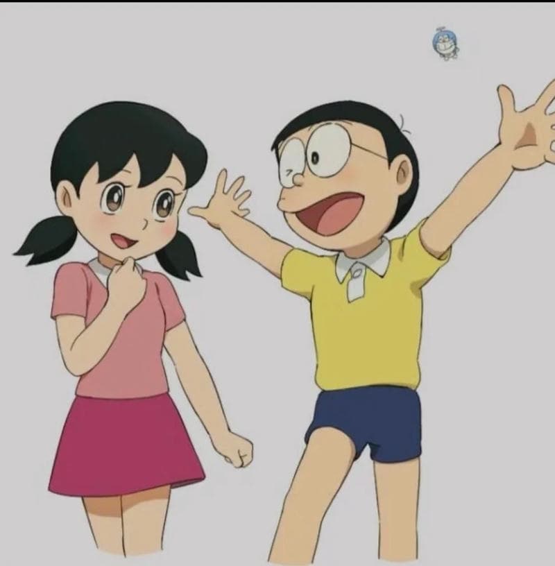 ảnh nobita cười