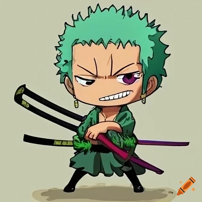 avatar hình zoro chibi