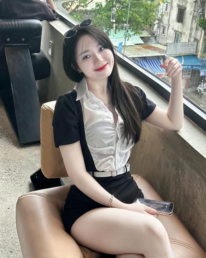 gái xinh cười cute