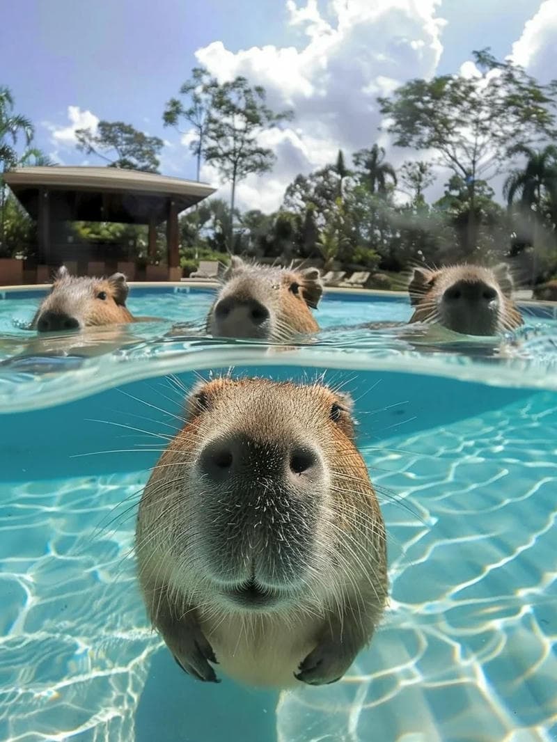 hình ảnh capybara cute