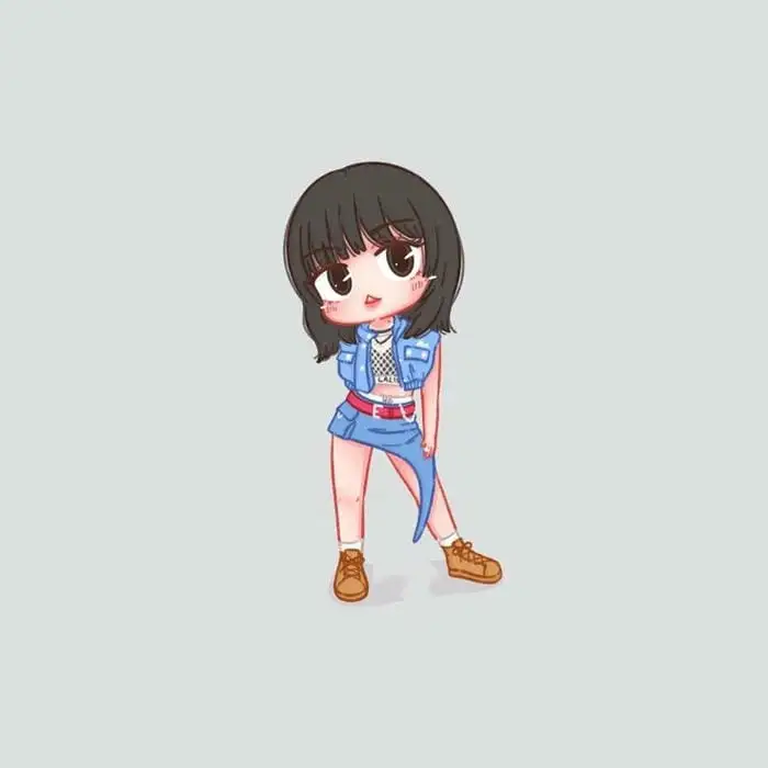 hình ảnh lisa chibi