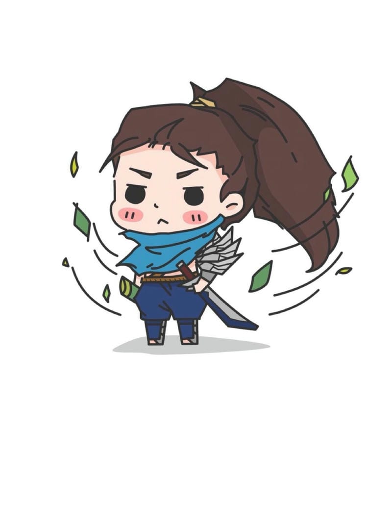 hình ảnh yasuo chibi cute