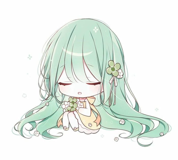 hình anime nữ cute chibi