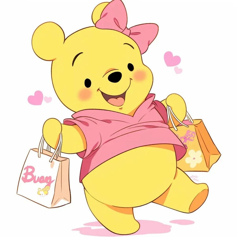 hình gấu pooh đáng yêu nhất