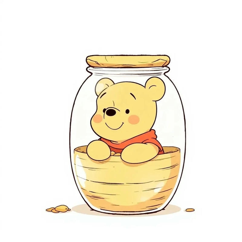 hình gấu pooh ngộ nghĩnh