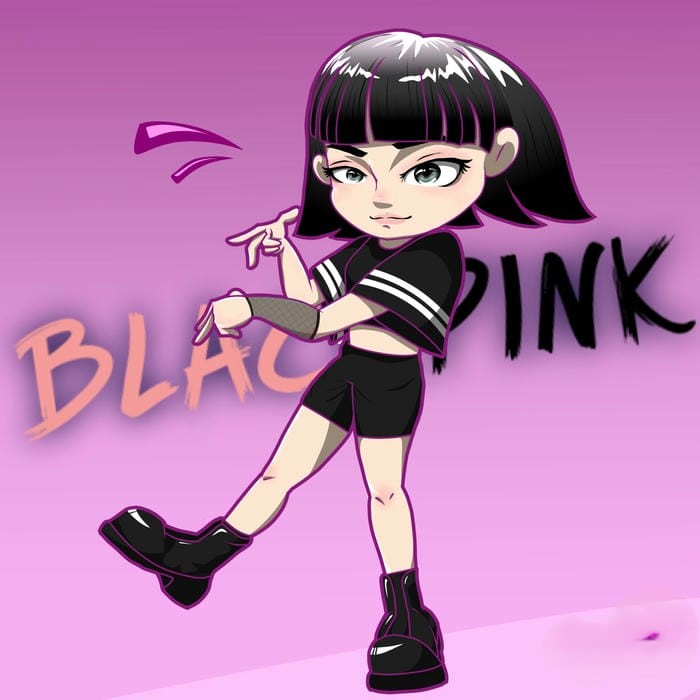 hinh lisa chibi