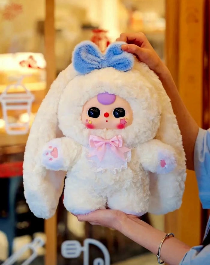 hình nền baby three trắng