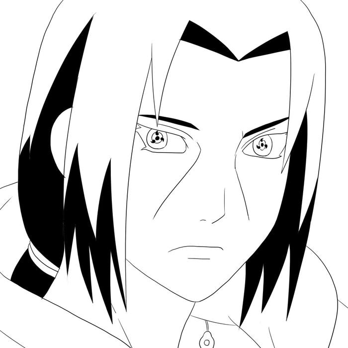 hình nền itachi vẽ đẹp