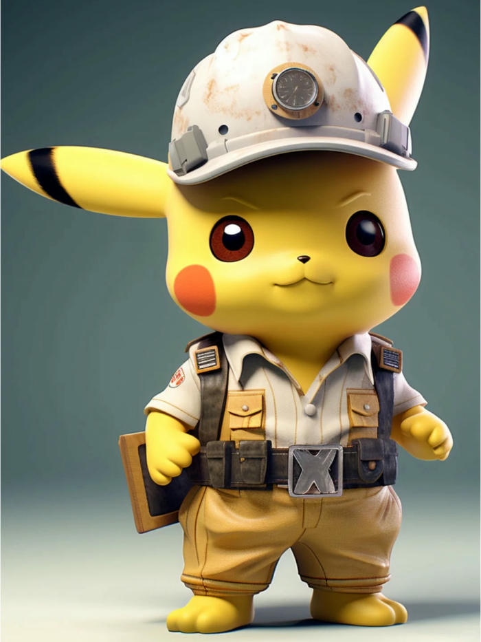 hình nền pikachu cute 3d