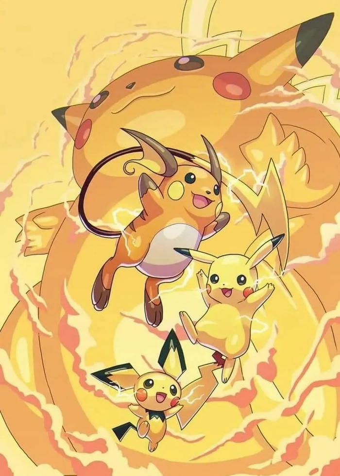 hình nền pikachu ngầu