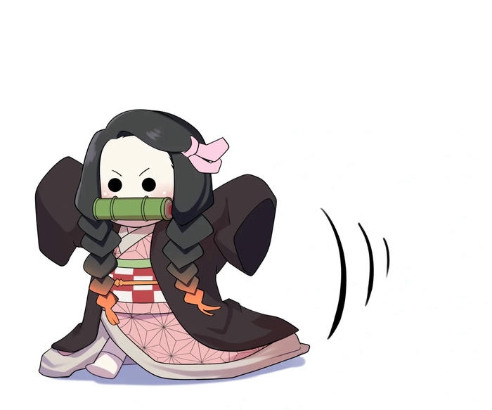 hình nezuko chibi