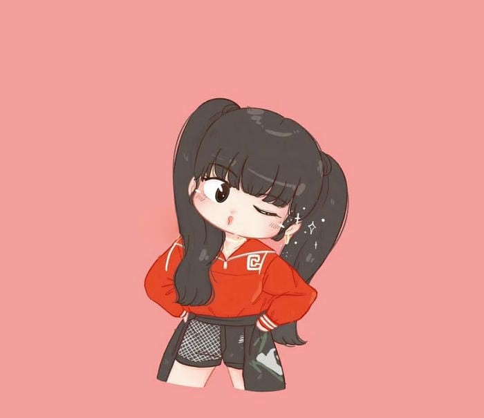 lisa chibi dễ thương