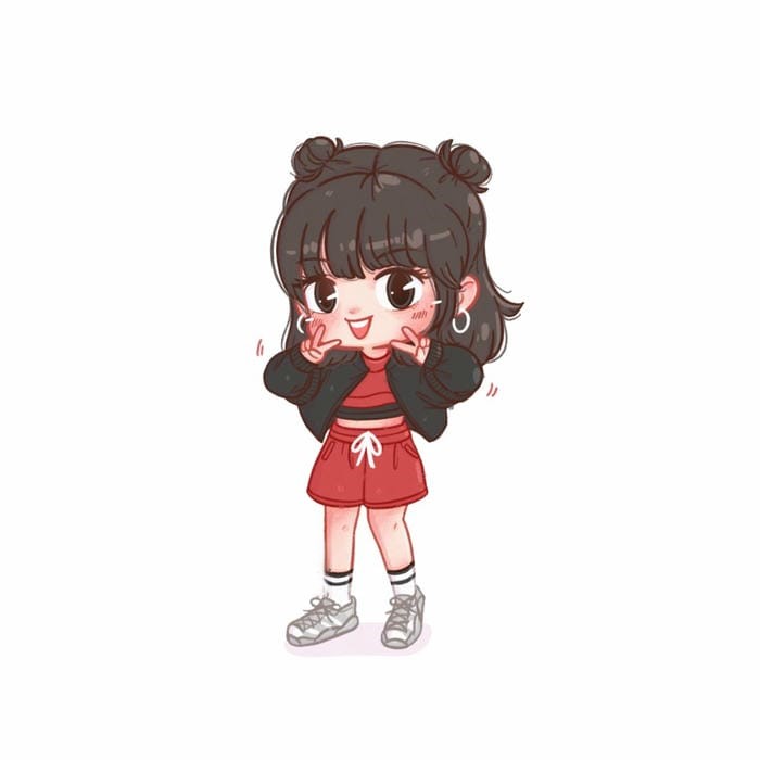 lisa chibi siêu cute