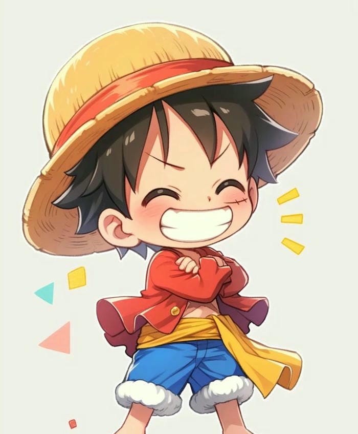 luffy chibi đáng yêu