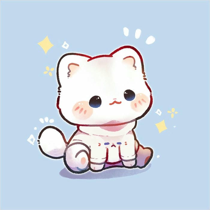 mèo chibi cute