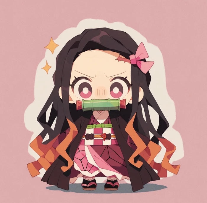 nezuko cute chibi