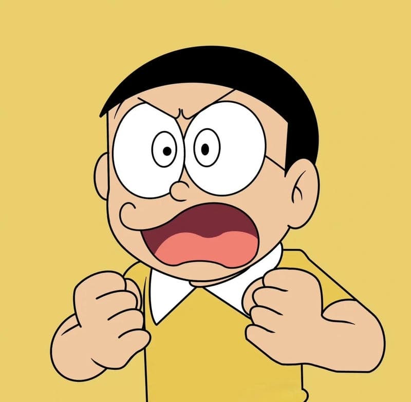 nobita tức giận