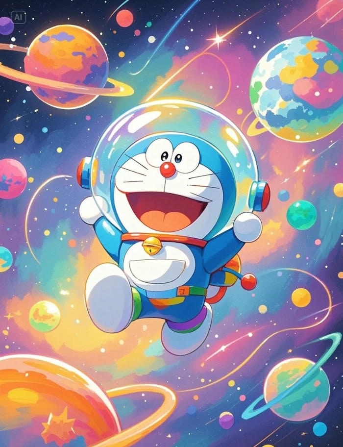 vẽ doraemon cute