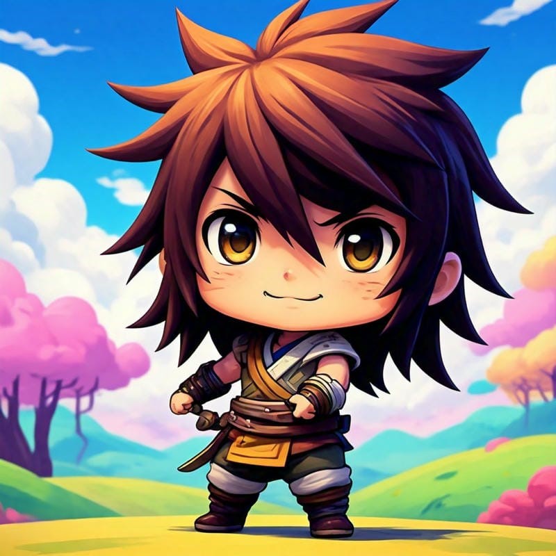 yasuo anh hùng lãng kiếm chibi