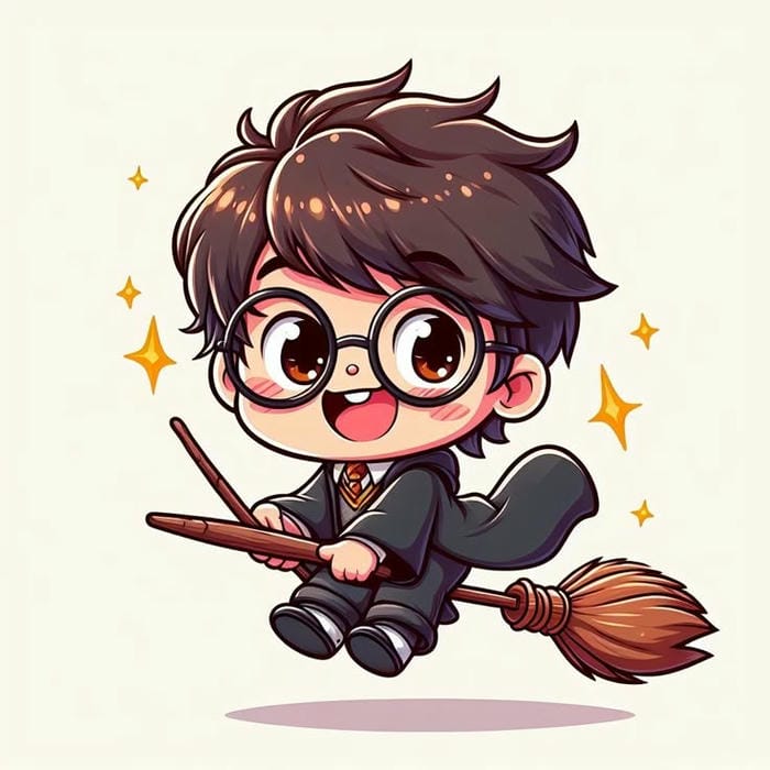 ảnh Harry Potter chibi đáng yêu